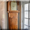 DC02. Antique John Bell of Hexham England grandfather clock. 